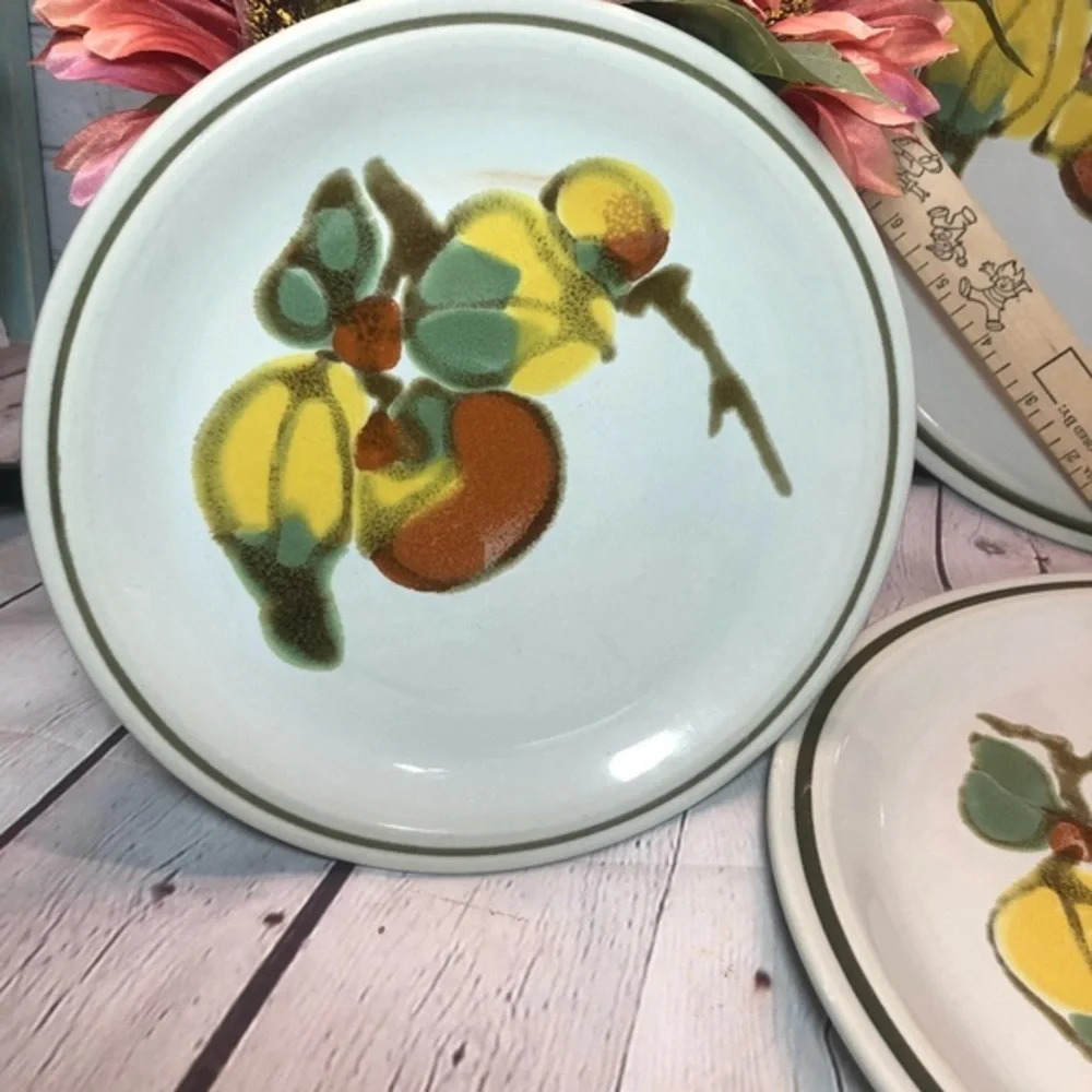 Vintage Sakura stoneware orchard Plate choice of item - Picture 6 of 7